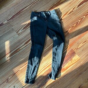 Blue Spice Matte Black Jeans